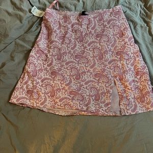 Paisley pink skirt